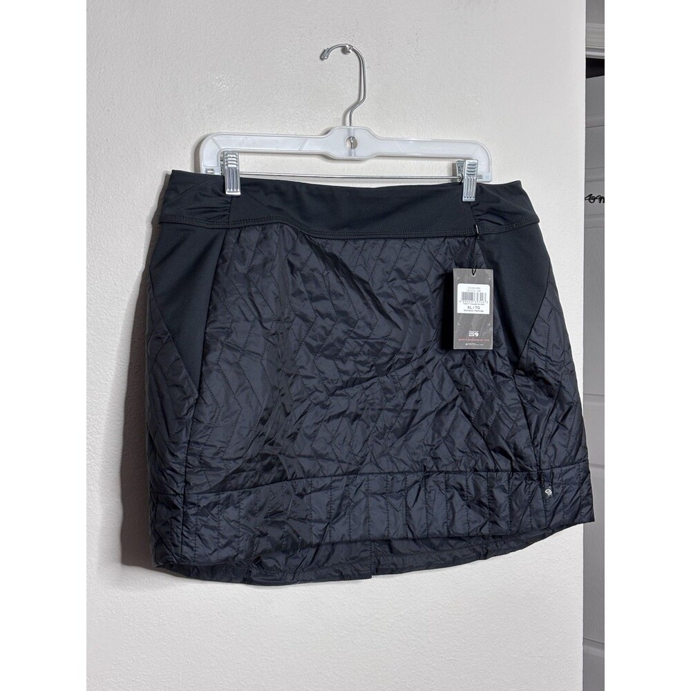 Mountain Hardware Women’s Trekkin Insulated Mini Skirt Black Sz XL